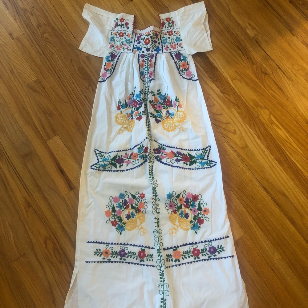 Vintage Mexican boho dress